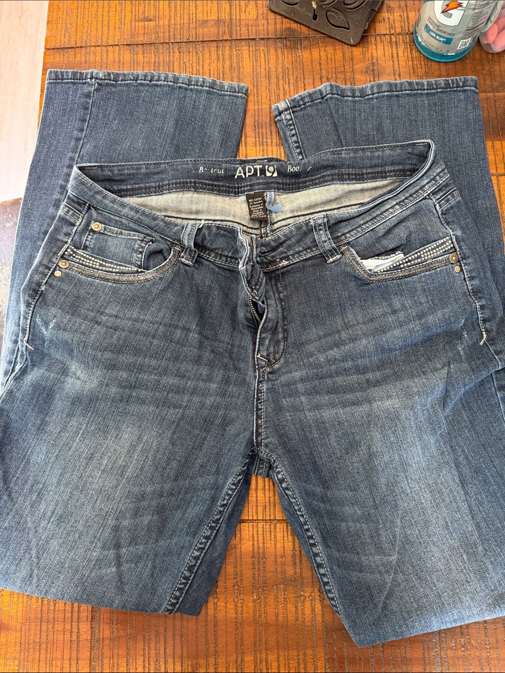 Apt. 9 Women's Medium Blue Boot Cut Jeans